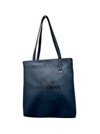 North Pole| Stylish Blue Faux Leather Tote Bag | Women’s Shoulder Tote | Everyday & Work Use