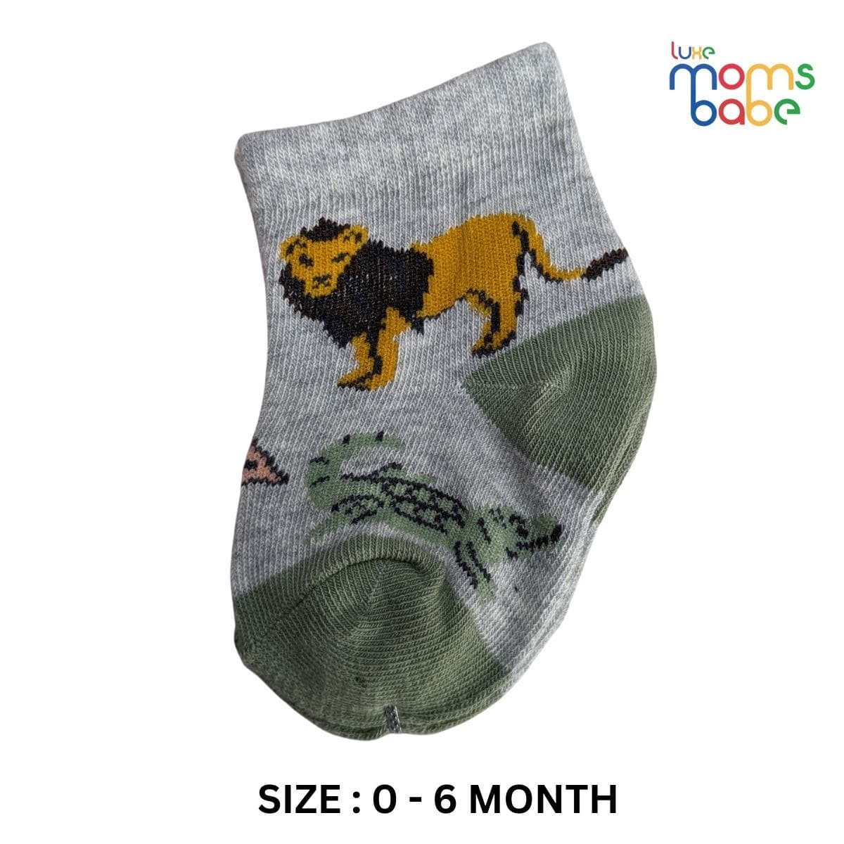 Baby Socks - Pack of 2 for Baby boys ( 0 - 6 Months ), Color - Gray & Navy Blue,soft baby socks, breathable baby socks, comfy baby socks, toddler socks,