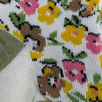 Baby Socks - Pack of 2 for Baby Girls (0 - 6 Months) Color - Light pink & Green,baby girl ankle socks, breathable baby socks, anti slip baby socks girls,