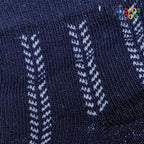 Baby Socks - Pack of 2 for Baby Girls (0 - 6 Months) Color - Navy Blue & Green ,breathable baby socks, comfortable baby socks, baby clothing accessories.