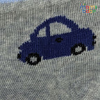 Baby Socks - Pack of 2 for Baby boys ( 0 - 6 Months ) Color - Navy Blue & Gray.