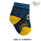 Baby Socks - Pack of 2 for Baby boys ( 0 - 6 Months ) Color - Dark Blue & Dark Green