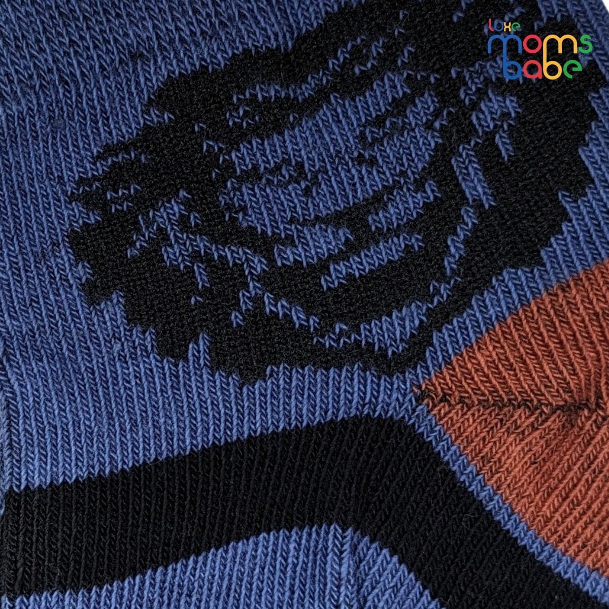 Baby Socks - Pack of 2 for Baby boys ( 0 - 6 Months ) Color - Dark Blue & Dark Green