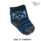 Baby Socks - Pack of 2 for Baby boys ( 0 - 6 Months ) Color - Dark Blue & Light Blue