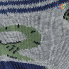 Baby Socks - Pack of 2 for Baby boys ( 0 - 6 Months ) Color - Gray & Dark Green