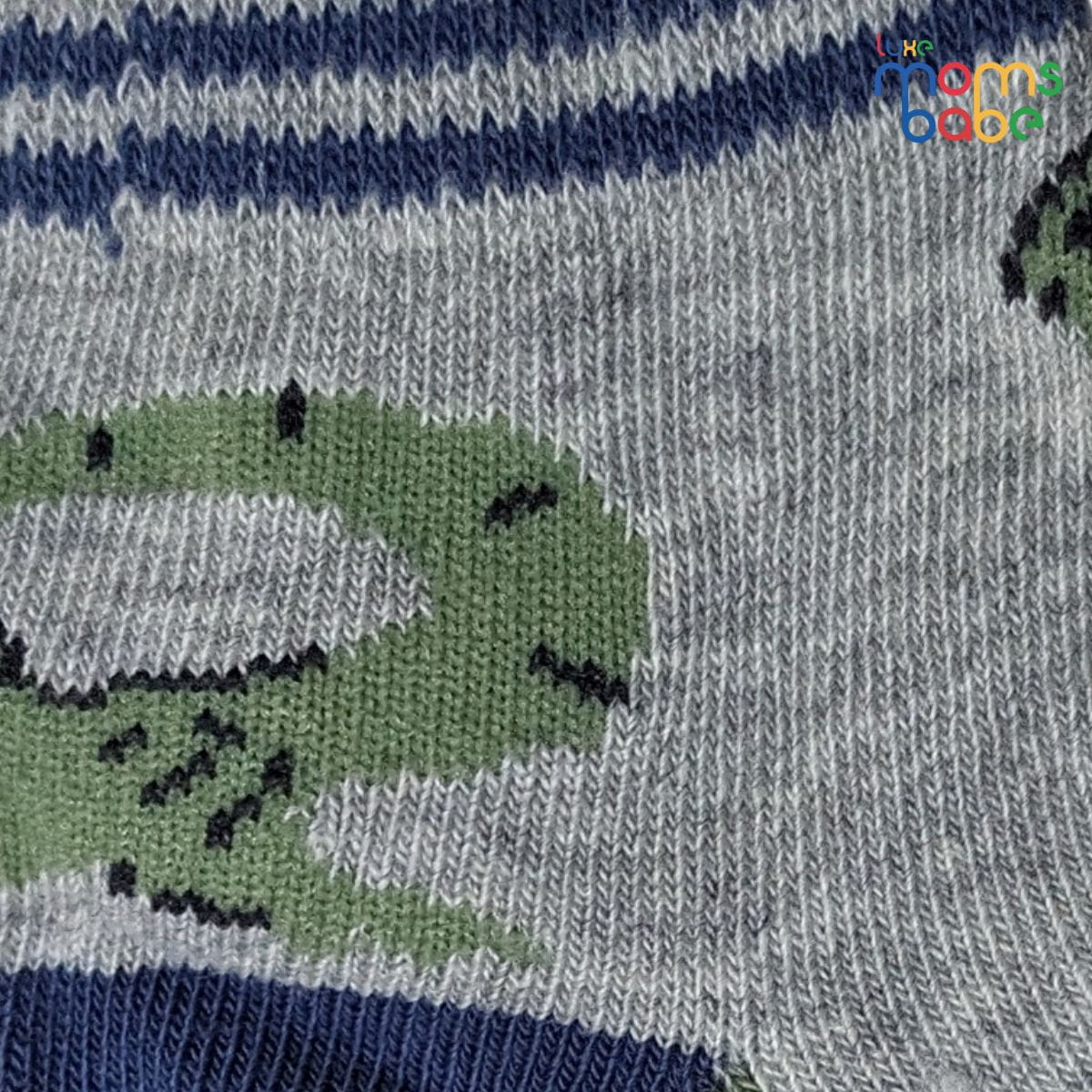Baby Socks - Pack of 2 for Baby boys ( 0 - 6 Months ) Color - Gray & Dark Green