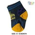 Baby Socks - Pack of 2 for Baby boys ( 0 - 6 Months ) Color -Dark Green & Gray ,gentle baby socks
