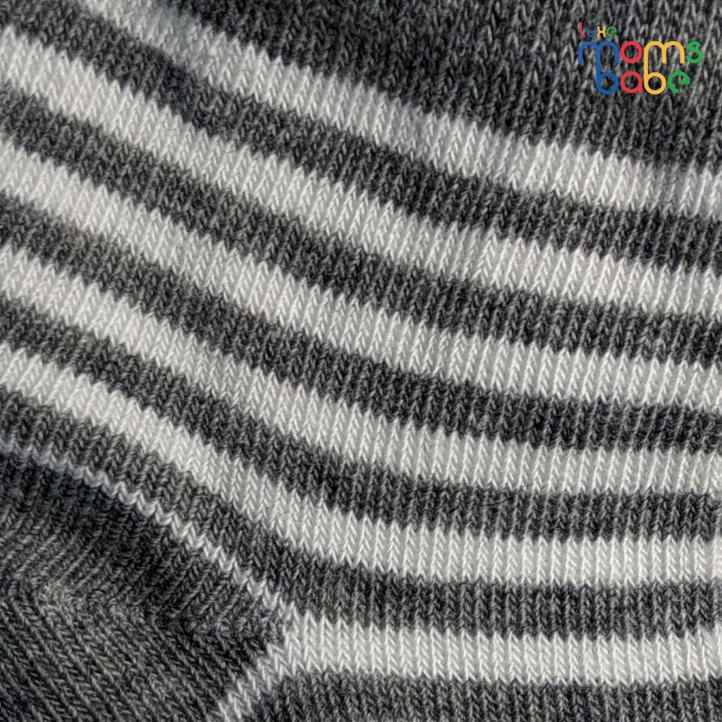 Baby Socks - Pack of 2 for Baby boys ( 0 - 6 Months ) Color -Dark Green & Gray ,gentle baby socks