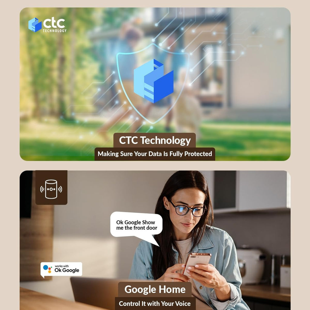 CP PLUS 4MP Quad HD Outdoor Wi-Fi CCTV Camera | 360° Pan & Tilt | Full-Color Night Vision | CTC Cyber Secure Tech | Smart Detection Suite | View & Talk