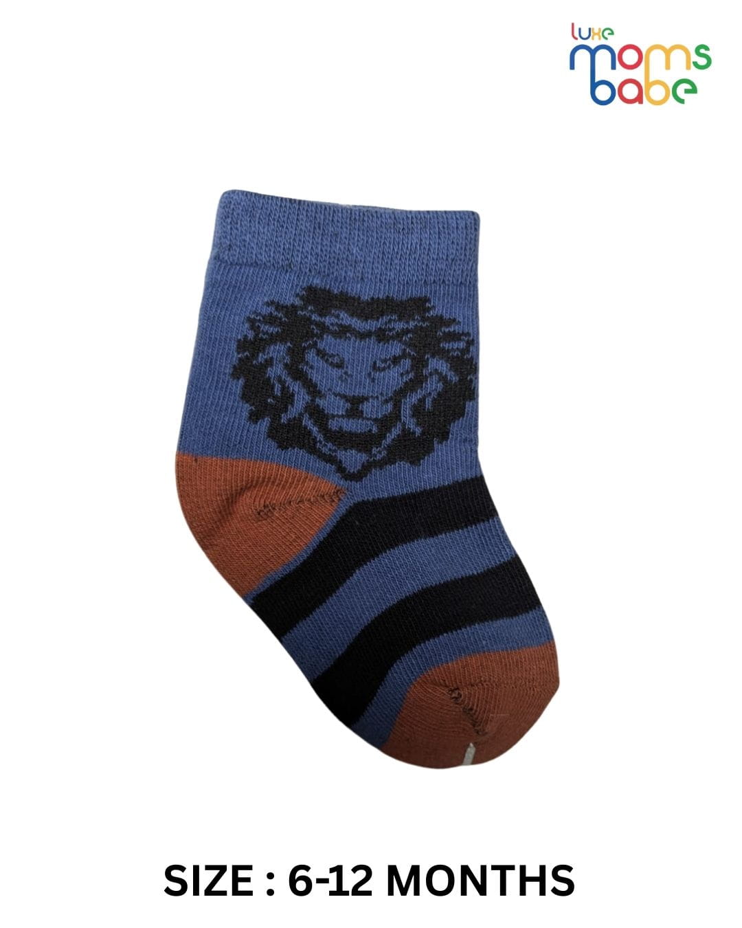 Baby Socks - Pack of 2 for Baby Girls ( 6 - 12 Months ) , Color - Navy Blue & Gray ,soft baby socks