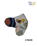 Baby Socks - Pack of 2 for Baby Girls ( 6 - 12 Months ) , Color - Navy Blue & Gray ,soft baby socks