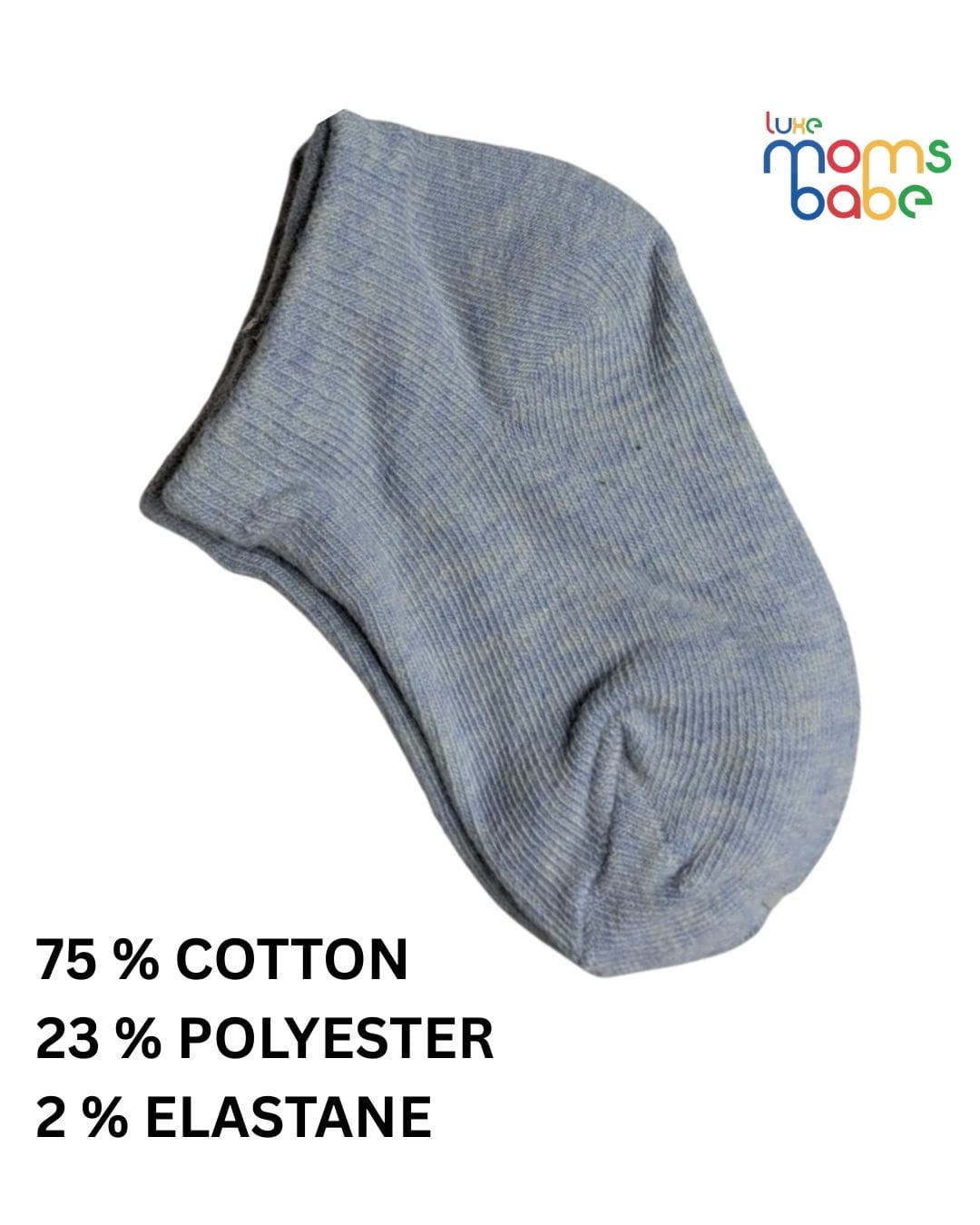 Baby Socks - Pack of 2 for Baby boys ( 6 - 12 Months ) Color - Blue & Lavender ,baby foot wear,