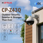 CP PLUS 4MP Quad HD Outdoor Wi-Fi CCTV Camera with SanDisk Ultra 64GB microSDXC Card