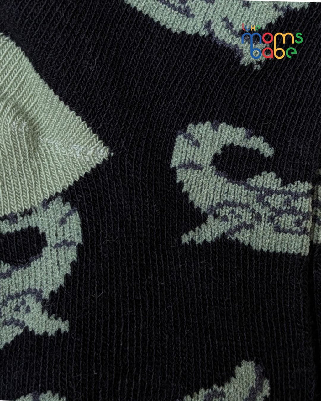 Baby Socks - Pack of 2 for Baby boys ( 6 - 12 Months ) Color - Green & Gray , cotton baby socks