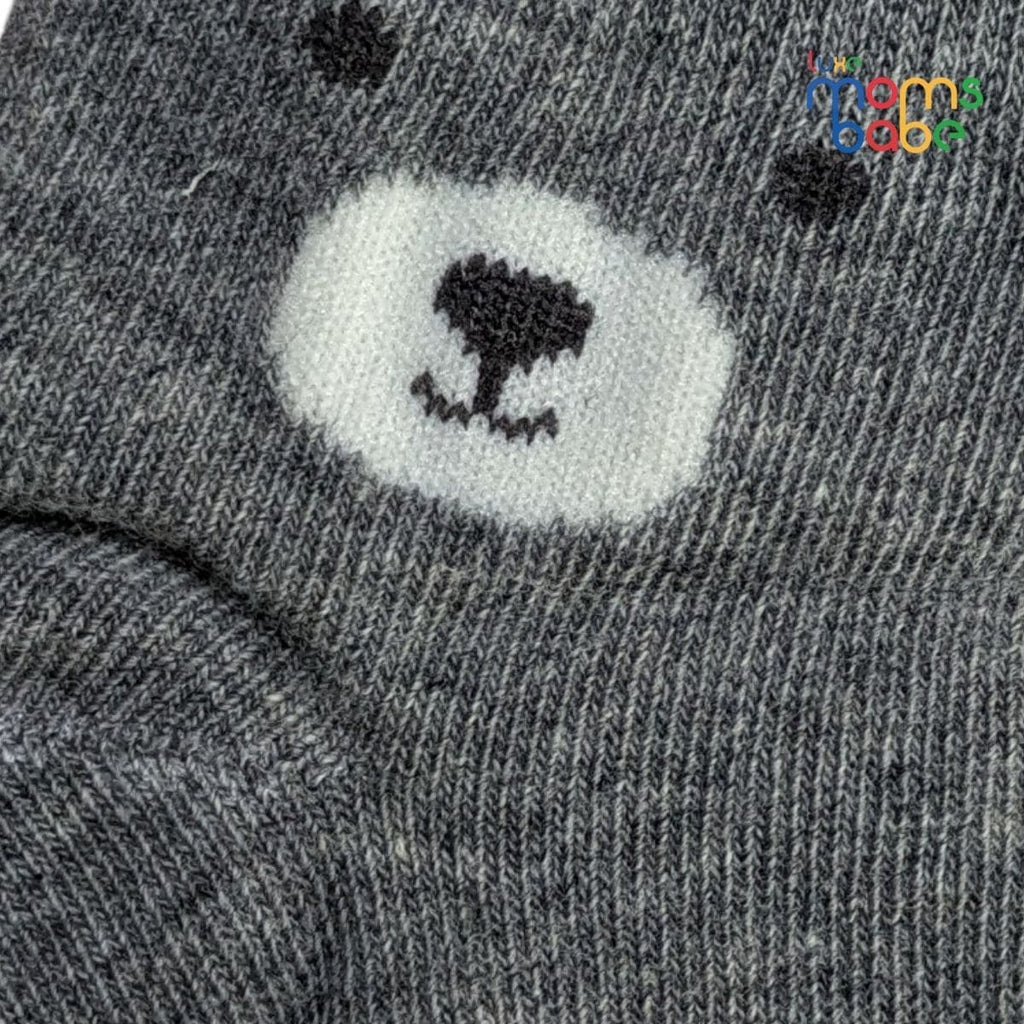 Baby Socks - Pack of 2 for Baby boys ( 6 - 12 Months ) Color -  Gray & Navy Blue , cotton baby socks