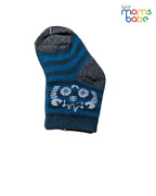 Baby Socks - Pack of 2 for Baby boys ( 6-12 Months ) Grey&Dark blue