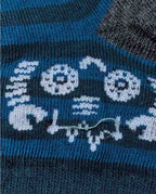 Baby Socks - Pack of 2 for Baby boys ( 6-12 Months ) Grey&Dark blue