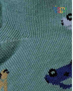 Baby Socks - Pack of 2 for Baby boys ( 6-12Months ) Grey&Green,baby socks, baby boy socks, infant socks 6-12 months, cotton baby socks, grey baby socks