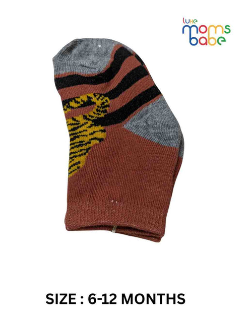 Baby Socks - Pack of 2 for Baby boys ( 6 - 12 Months )multi colour,baby socks, baby boy socks, infant socks 6-12 months, cotton baby socks
