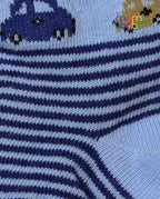 Baby Socks  - Pack of 2  for Baby boys ( 6-12)Months ,Light Blue&Grey,soft baby socks, newborn socks, baby socks pack of 2, light blue grey baby socks