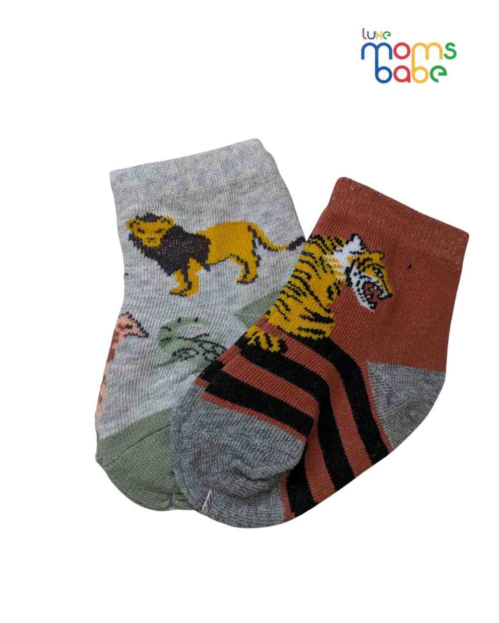 Baby Socks - Pack of 2 for Baby boys ( 6-12 Months )- multi colour,baby socks, baby boy socks, infant socks 6–12 months, cotton baby socks, soft baby socks