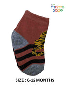 Baby Socks - Pack of 2 for Baby boys ( 6-12 Months )- multi colour,baby socks, baby boy socks, infant socks 6–12 months, cotton baby socks, soft baby socks
