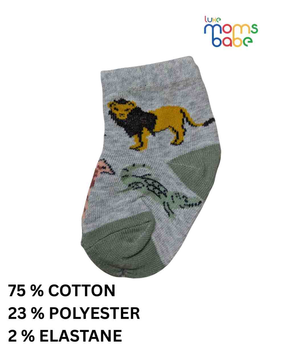 Baby Socks - Pack of 2 for Baby boys ( 6-12 Months )- multi colour,baby socks, baby boy socks, infant socks 6–12 months, cotton baby socks, soft baby socks