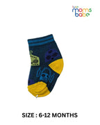 Baby Socks - Pack of 2 for Baby girls( 6-12 Months )-Multi colour,baby socks, baby girl socks, infant socks 6–12 months, cotton baby socks, soft baby socks