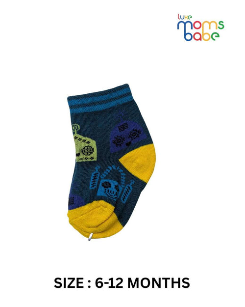 Baby Socks - Pack of 2 for Baby girls( 6-12 Months )-Multi colour,baby socks, baby girl socks, infant socks 6–12 months, cotton baby socks, soft baby socks