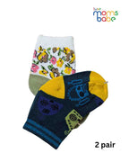 Baby Socks - Pack of 2 for Baby girls( 6-12 Months )-Multi colour,baby socks, baby girl socks, infant socks 6–12 months, cotton baby socks, soft baby socks