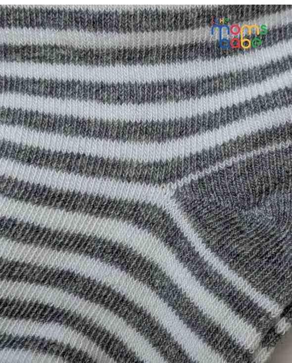 Baby Socks  - Pack of 2  for Baby girls ( 6-12 Months )- grey, white, blue, and teal,baby socks for girls, infant socks 6-12 months, cotton baby socks