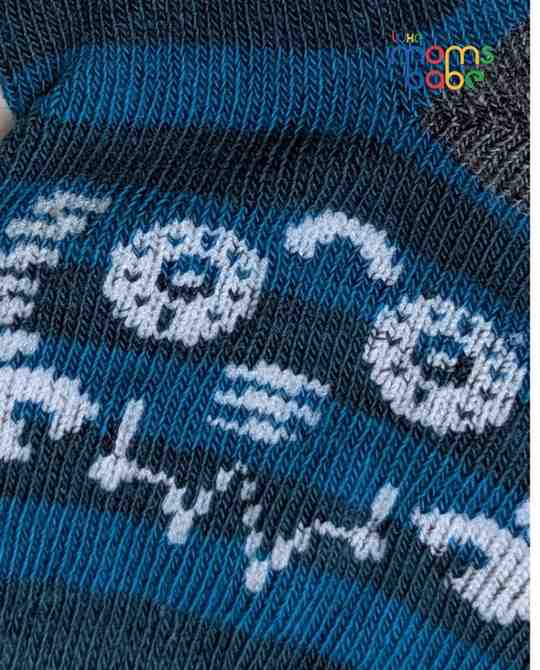Baby Socks  - Pack of 2  for Baby girls ( 6-12 Months )- grey, white, blue, and teal,baby socks for girls, infant socks 6-12 months, cotton baby socks