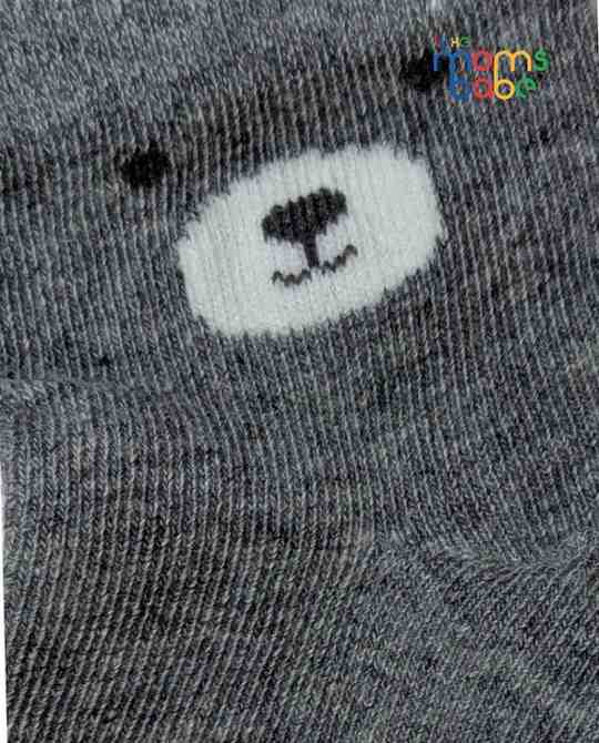 Baby Socks - Pack of 2 for Baby boys ( 6 - 12 Months ) -blue, black, and gray,soft baby socks, boys socks pack of 2, breathable baby socks