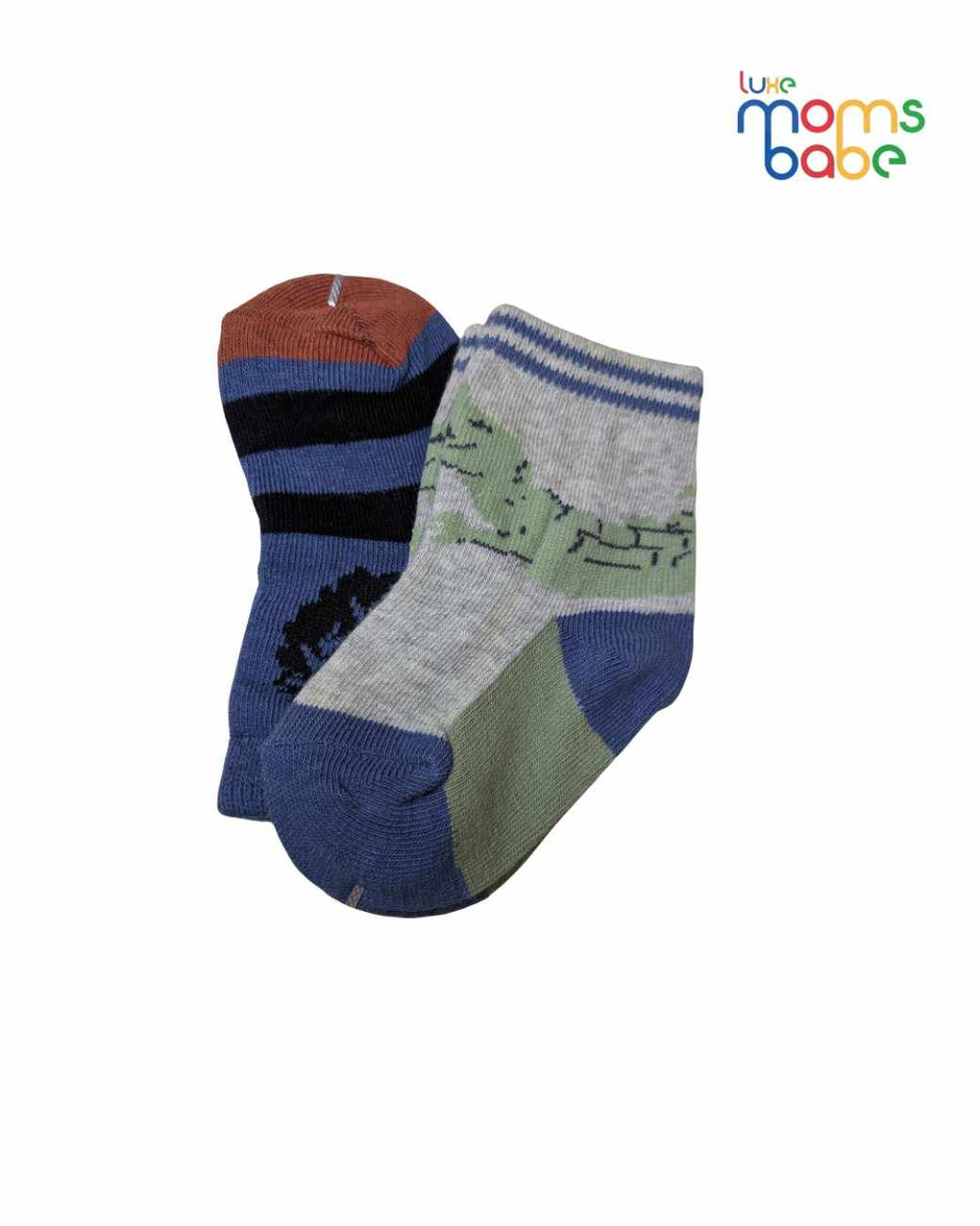 Baby Socks - Pack of 2 for Baby girls( 6-12 Months )-Maroon,blue,black,light gray,and light blue,cotton baby socks, soft baby socks, girls socks pack of 2