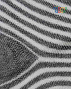 Baby Socks - Pack of 2 for Baby boys( 6-12 Months )-Grey,blackand white,cotton baby socks, soft baby socks, boys socks pack of 2, breathable baby socks
