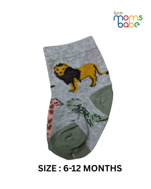 Baby Socks - Pack of 2 for Baby boys( 6-12 Months )-Multi colour,cotton baby socks, soft baby socks, boys socks pack of 2, breathable baby socks, baby clothing