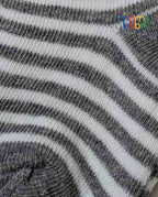 Baby Socks - Pack of 2 for Baby girls( 6-12 Months )-Blue,Black&Grey,cotton baby socks, soft baby socks, girls socks pack of 2, breathable baby socks