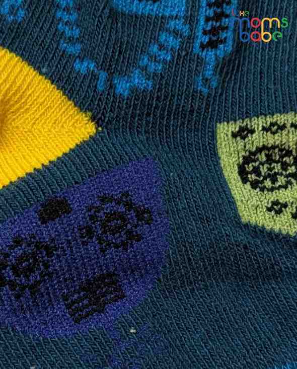 Baby Socks - Pack of 2 for Baby girls ( 6 - 12 Months ) ,Multi colour,cotton baby socks, soft baby socks, baby socks pack of 2, baby socks 6–12 months