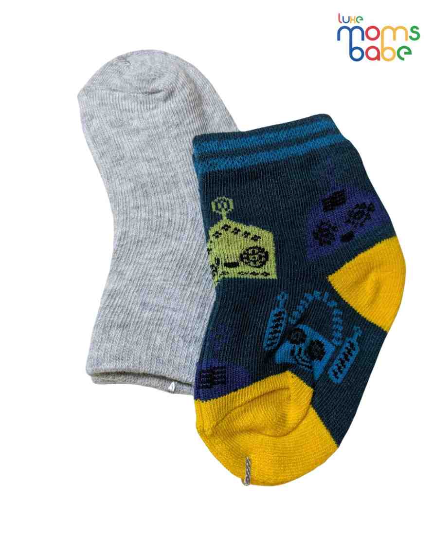 Baby Socks - Pack of 2 for Baby girls ( 6 - 12 Months )Multi colours,cotton baby socks, soft baby socks, baby socks pack of 2, baby socks 6–12 months