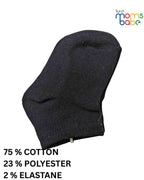 Baby Socks - Pack of 2 for Baby boys ( 6 - 12 Months ) -Light grey& Dark blue,oft cotton socks, newborn socks, infant socks, cute baby socks, toddler socks