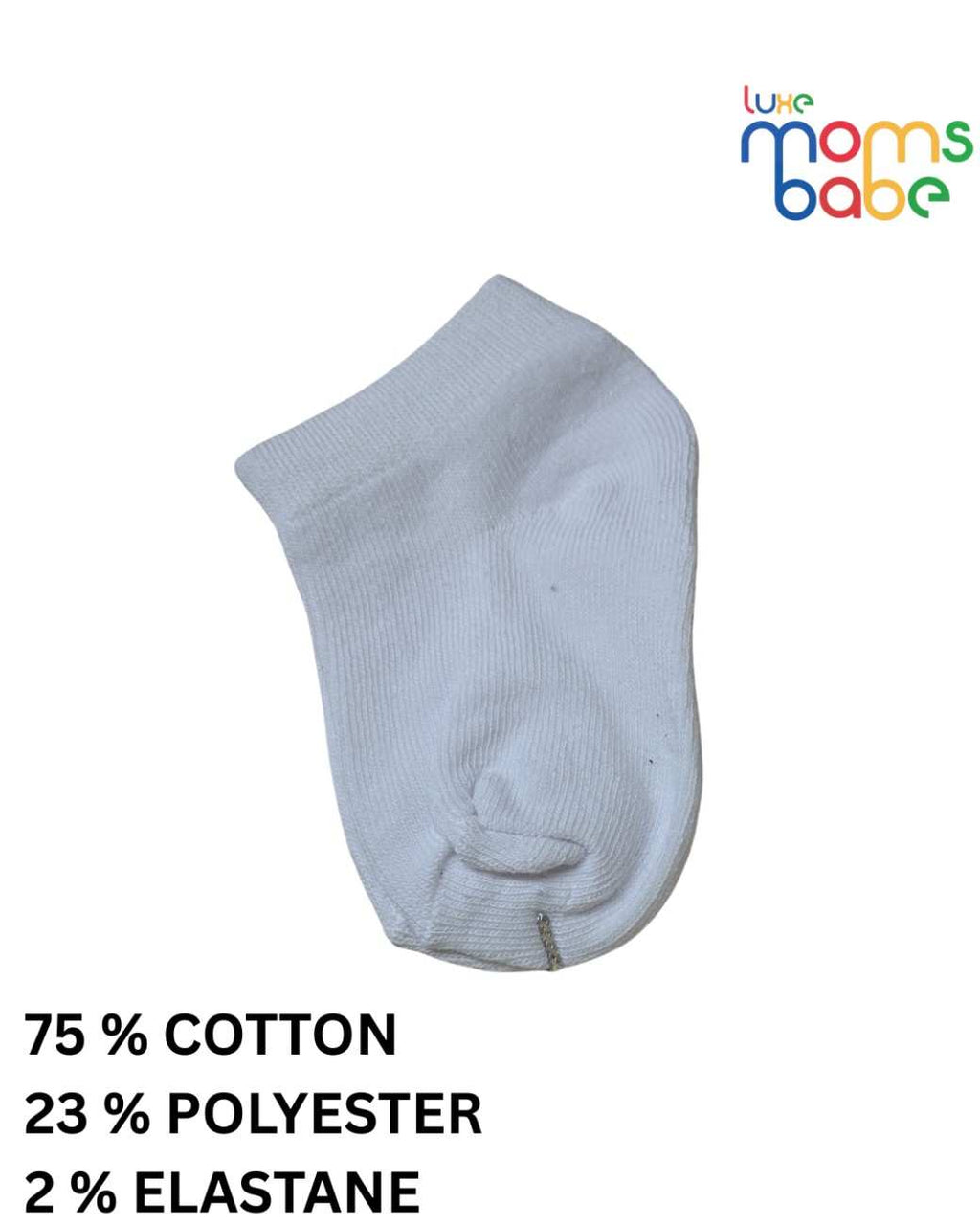 Baby Socks - Pack of 2 for Baby boys ( 6 - 12 Months ).Black&White,newborn socks, infant socks, toddler socks, soft cotton socks, cozy baby socks, everyday baby