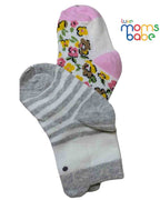 Baby Socks - Pack of 2 for Baby girls ( 6 - 12 Months )-multi colour,soft cotton socks, cozy baby socks, everyday baby socks, breathable baby socks, gentle baby