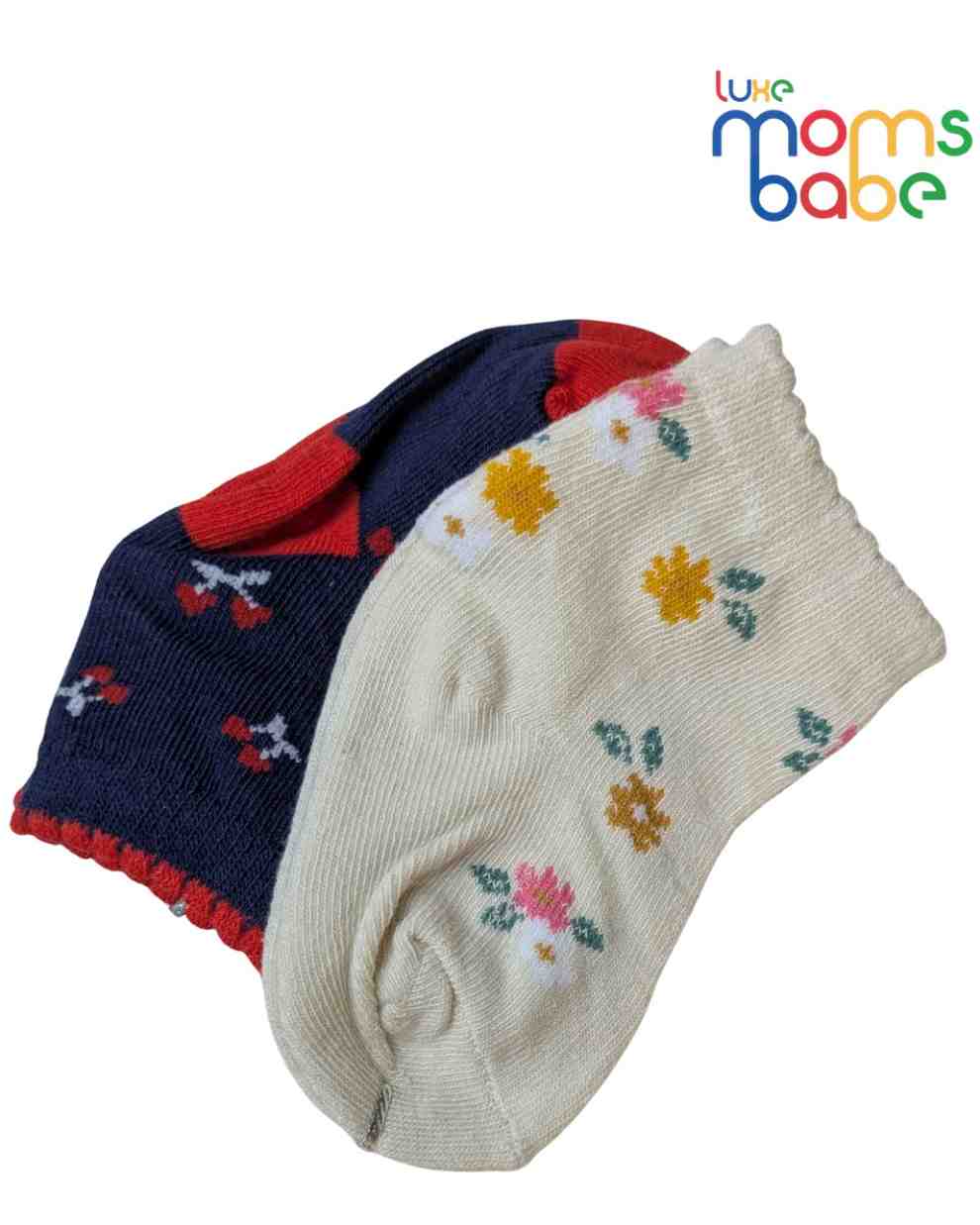 Baby Socks - Pack of 2 for Baby boys ( 6 - 12 Months )-Multi colour,baby socks, baby boys socks, infant socks 6–12 months