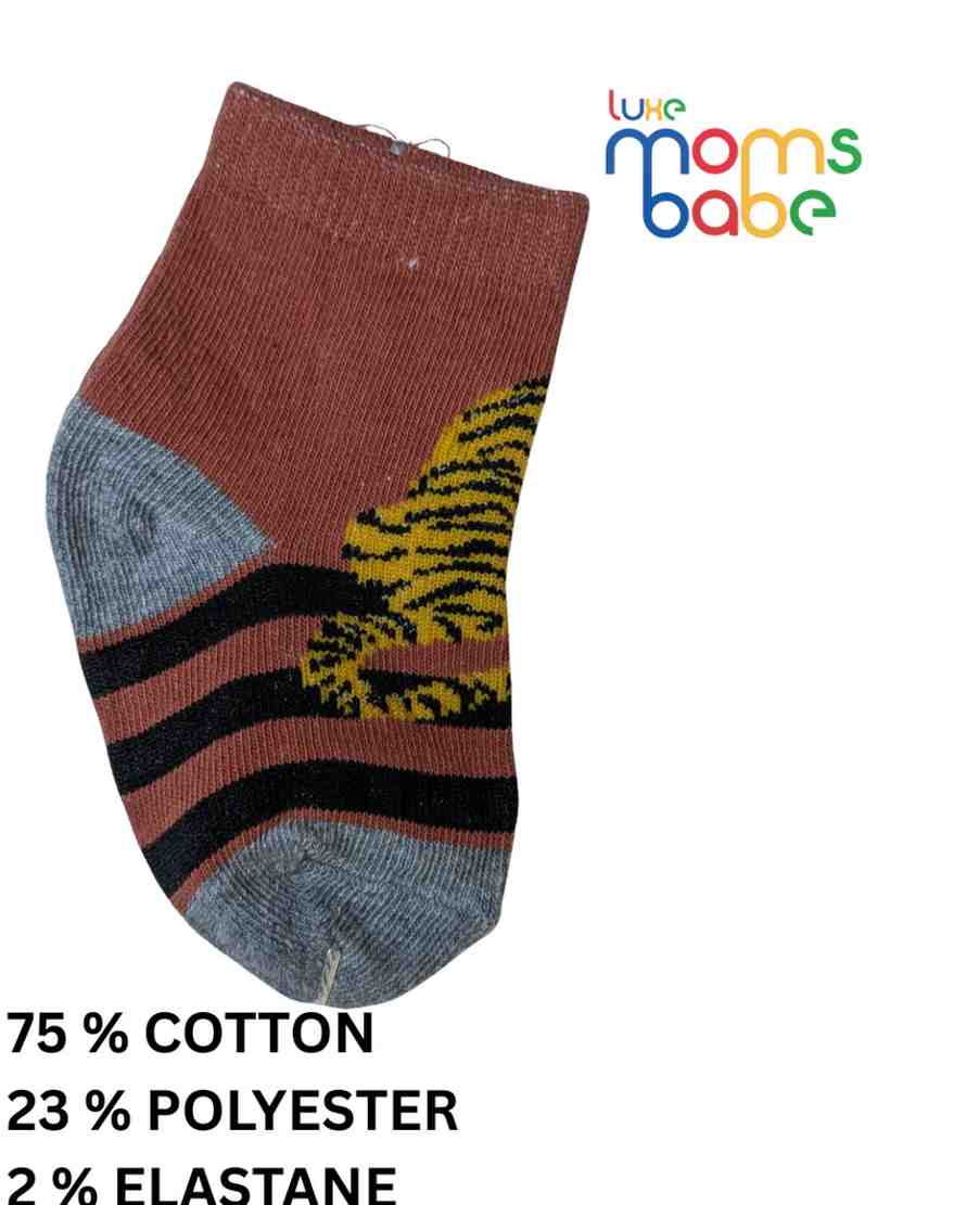 Baby Socks - Pack of 2 for Baby boys ( 6 - 12 Months ) -Multi colour,baby socks, baby boys socks, infant socks 6–12 months, cotton baby socks, soft baby socks,