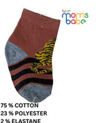 Baby Socks - Pack of 2 for Baby boys ( 6 - 12 Months ) -Multi colour,baby socks, baby boys socks, infant socks 6–12 months, cotton baby socks, soft baby socks,