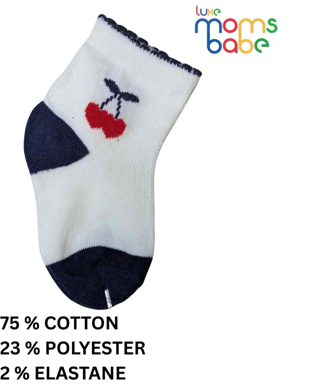 Baby Socks - Pack of 2 for Baby boys ( 6 - 12 Months ) -Multi color,baby socks, baby boys socks, infant socks 6–12 months, cotton baby socks, soft baby socks