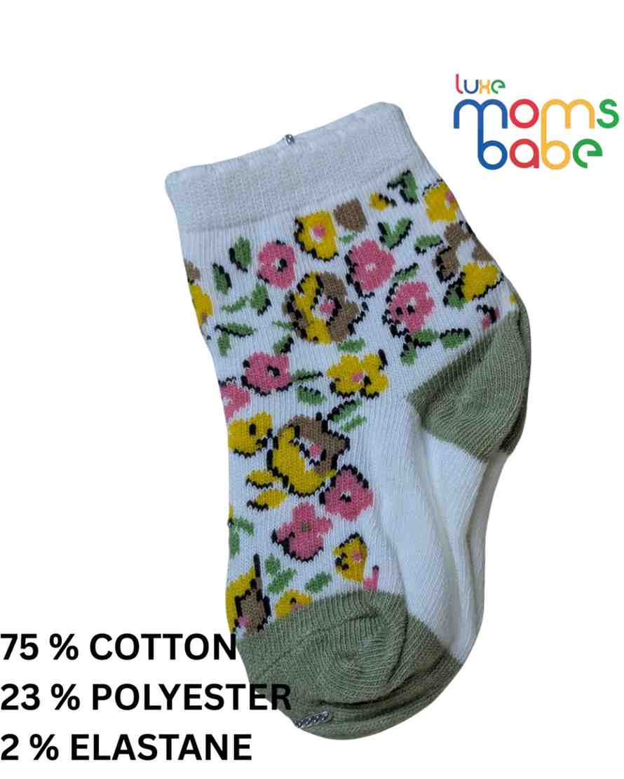 Baby Socks - Pack of 2 for Baby boys ( 6 - 12 Months )-Multi colour,cotton baby socks, soft baby socks, baby socks 6–12 months, multi colour baby socks