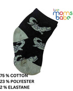 Baby Socks - Pack of 2 for Baby boys ( 6 - 12 Months ) -Blue&Grey,cotton baby socks, blue grey baby socks, soft baby socks, baby socks 6–12 months, kids socks