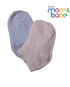 Baby Socks - Pack of 2 for Baby boys ( 6 - 12 Months )-Pink&White,cotton baby socks, pink white baby socks, soft baby socks, baby socks 6–12 months