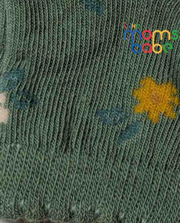 Baby Socks - Pack of 2 for Baby boys ( 6 - 12 Months )Grey&White,cotton baby socks, grey white baby socks, soft baby socks, baby socks 6–12 month